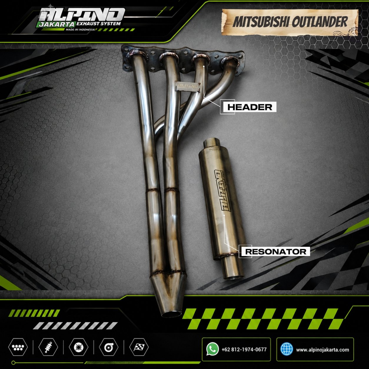 knalpot Outlander